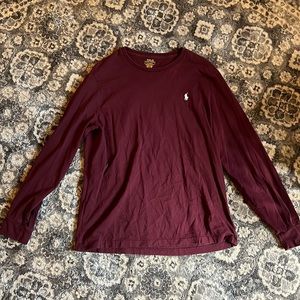 Polo Ralph Lauren Maroon Long Sleeve